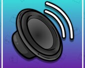 SPEAKER SOUND EFFECT Channel Points Emote for Twitch / Discord / Stream / Affiliate / Chat / Stream / YouTube / Art / Badges / Emoji / Cute