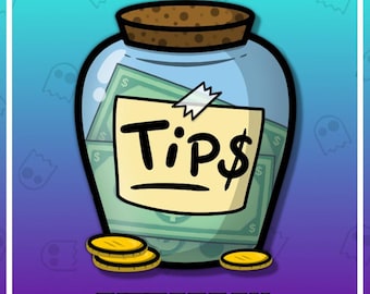 TIP JAR Twitch-emote / Twitch-emotes / Twitch Stream / Discord-emotes / Streamer / Streaming / Twitch-graphics / Twitch-kanaal / Dono-emote