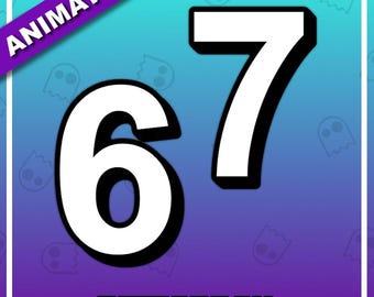 6-7 Animated Twitch Emote / Twitch Emotes / Stream / Discord / Streamer / Six Seven / 6 7 / Meme / Gif