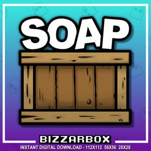 SOAP BOX Twitch Emote / Twitch Emotes / Twitch Stream / Discord Emotes / Streamer / Streaming / Twitch Graphics / Twitch Channel / Rant