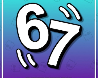 6-7 Twitch Emote / Twitch Emotes / Streamer / Meme / Funny / Six Seven / 6 7
