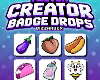 Badge per creatori di contenuti su Twitch, premi per gli spettatori, badge per streamer, badge personalizzati per i canali