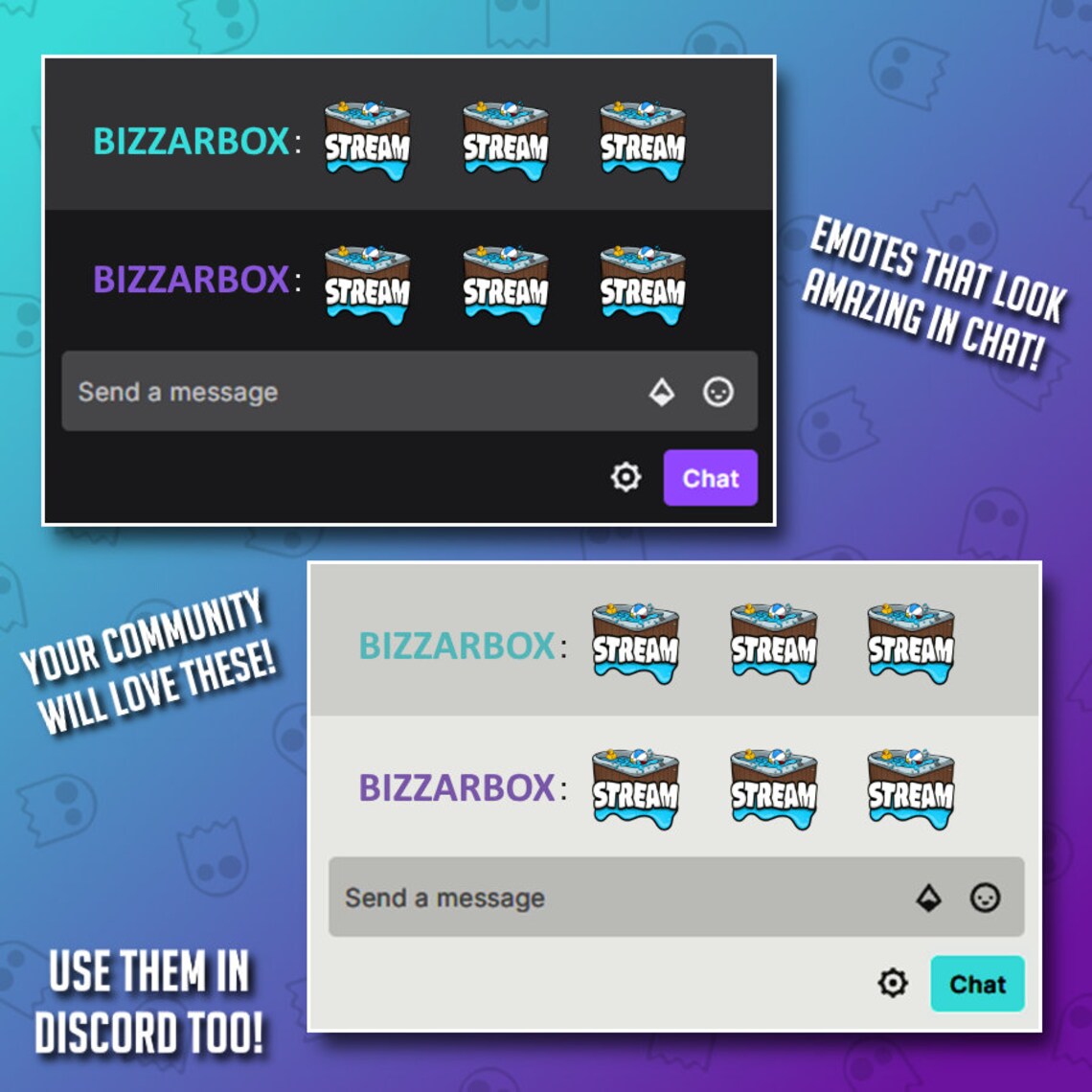 HOT TUB STREAM Twitch Emote / Twitch Emotes / Twitch Stream / Etsy