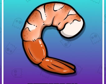 POSTURE CHECK SHRIMP Channel Points Emote for Twitch / Discord / Stream / Chat / Streamer / Posture Emote