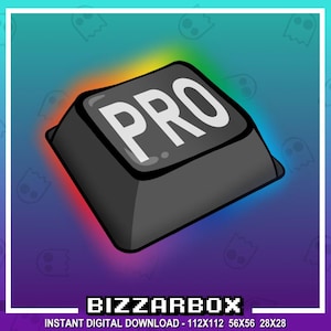 PRO KEY Twitch Emote / Twitch Emotes / Twitch Stream / Discord Emotes / Streamer / Tracking / Twitch Grafik / Channel / Badges / GG