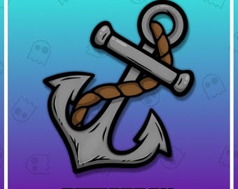 ANCHOR Twitch Emote / Twitch Emotes / Twitch Stream / Discord Emotes / Streamer / Streaming / Twitch Graphics / Twitch Channel / Badges