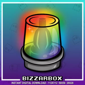 RAINBOW LIGHT Twitch Emote / Twitch Emotes / Twitch Stream / Discord Emotes / Streamer / Streaming / Twitch Graphics / gg / Badges