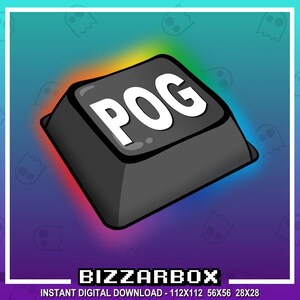 KLUCZ POG Emotka Twitch / Emotikony Twitch / Transmisja Twitch / Emotikony Discord / Streamer / Transmisja strumieniowa / Grafika Twitch / Kanał Twitch / Odznaki