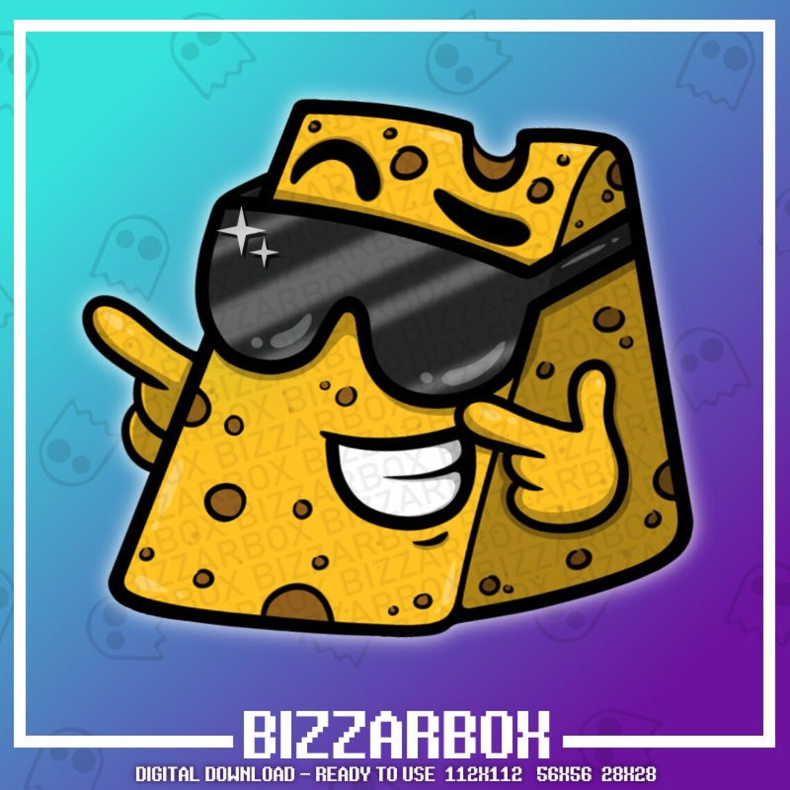 CHEESY FINGER GUN Twitch Emote / Twitch Emotes / Twitch Stream - Etsy