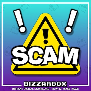 SCAM ALERT Twitch Emote / Twitch Emotes / Twitch Stream / Discord Emotes / Streamer / Streaming / Twitch Art / Kick Emotes / Funny