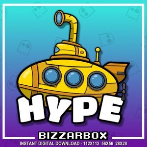 SUB HYPE Twitch Emote / Twitch Emotes / Twitch Stream / Discord Emotes / Streamer / Streaming / Twitch Graphics / Channel / Badges / Cute