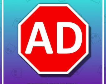 AD SIGN Twitch Emote / Twitch Emotes / Stream / Discord Emotes / Streamer /  Art / Ad Emote / Ad Break / Assets