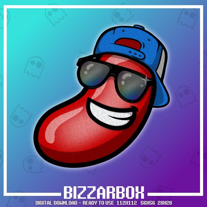 COOL BEANS Twitch Emote / Twitch Emotes / Twitch Stream / Discord