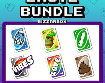 CARD EMOTE BUNDEL 6 / Emoji / Twitch-emotes / Twitch Stream / Discord-emotes / Streamer / Streaming / Twitch Graphics / Kanaal / Emotes
