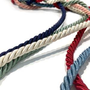 Cordone Arredamento H 3,5 mm, Passamaneria, Diversi Colori al Metro