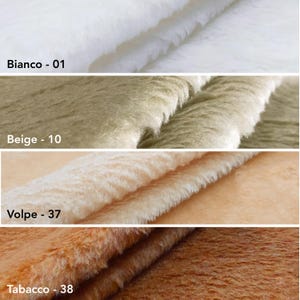 Short Pile Faux Fur Fabric - Half Metre - Clothing, Handmade, Cosplay, Costumes, Winter Outerwear image 3