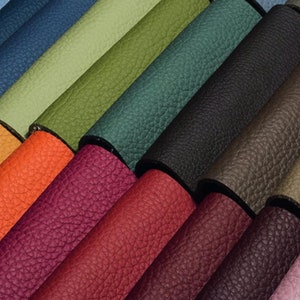 Zachte kunstleren bekledingsstof, 50 x 70 cm kunstleren lakens, diverse effen kleuren