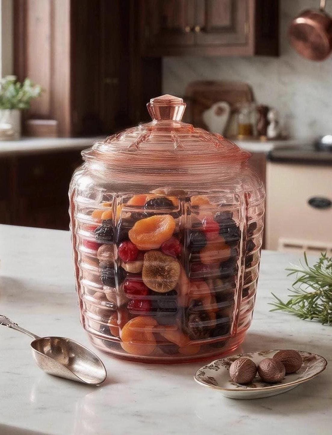 ハンスヘッドバーグ？HANSHEDBERG. Jar with lid Vintage Ribbed Glass Jar With Lid - Etsy