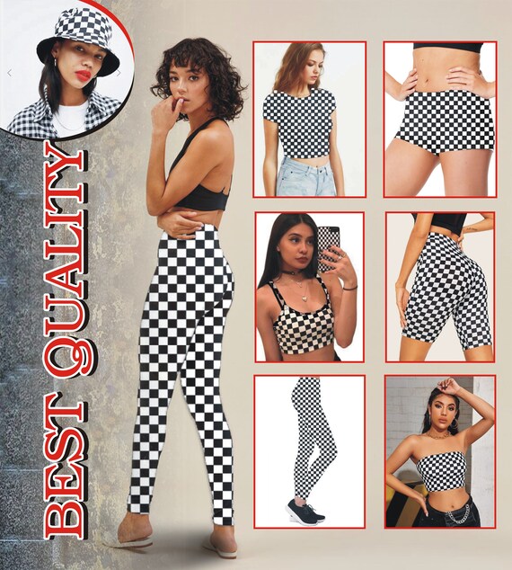 checkered hot pants