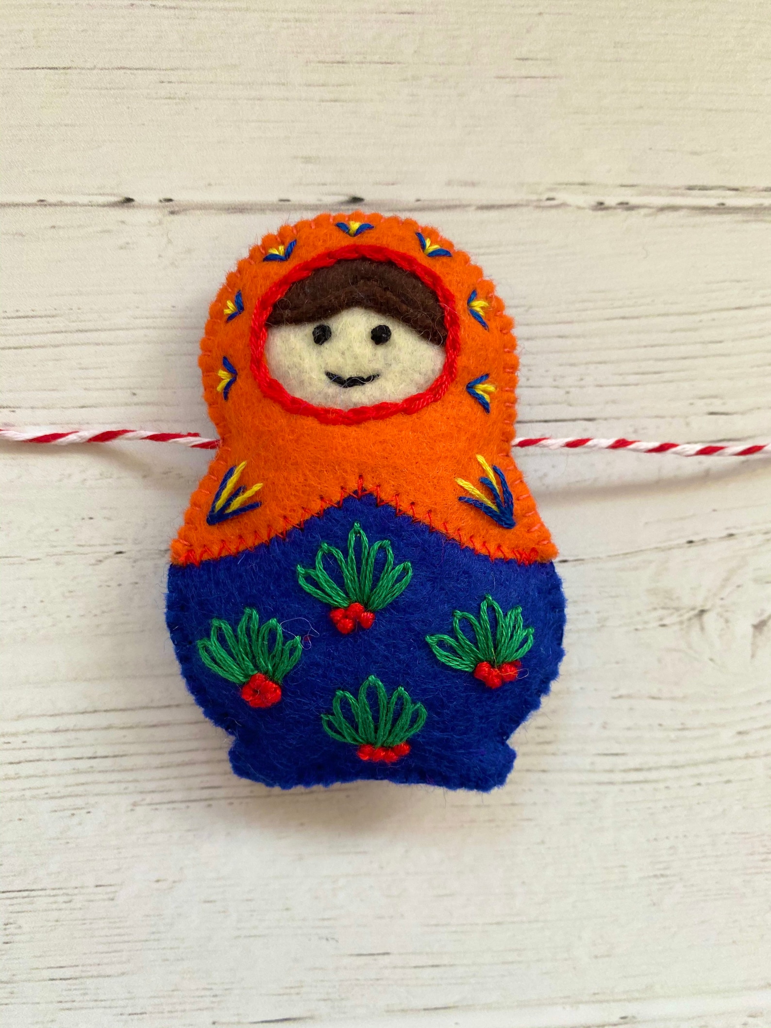Russian Dolls Russian Doll Garland felt Russian Dolls felt Etsy