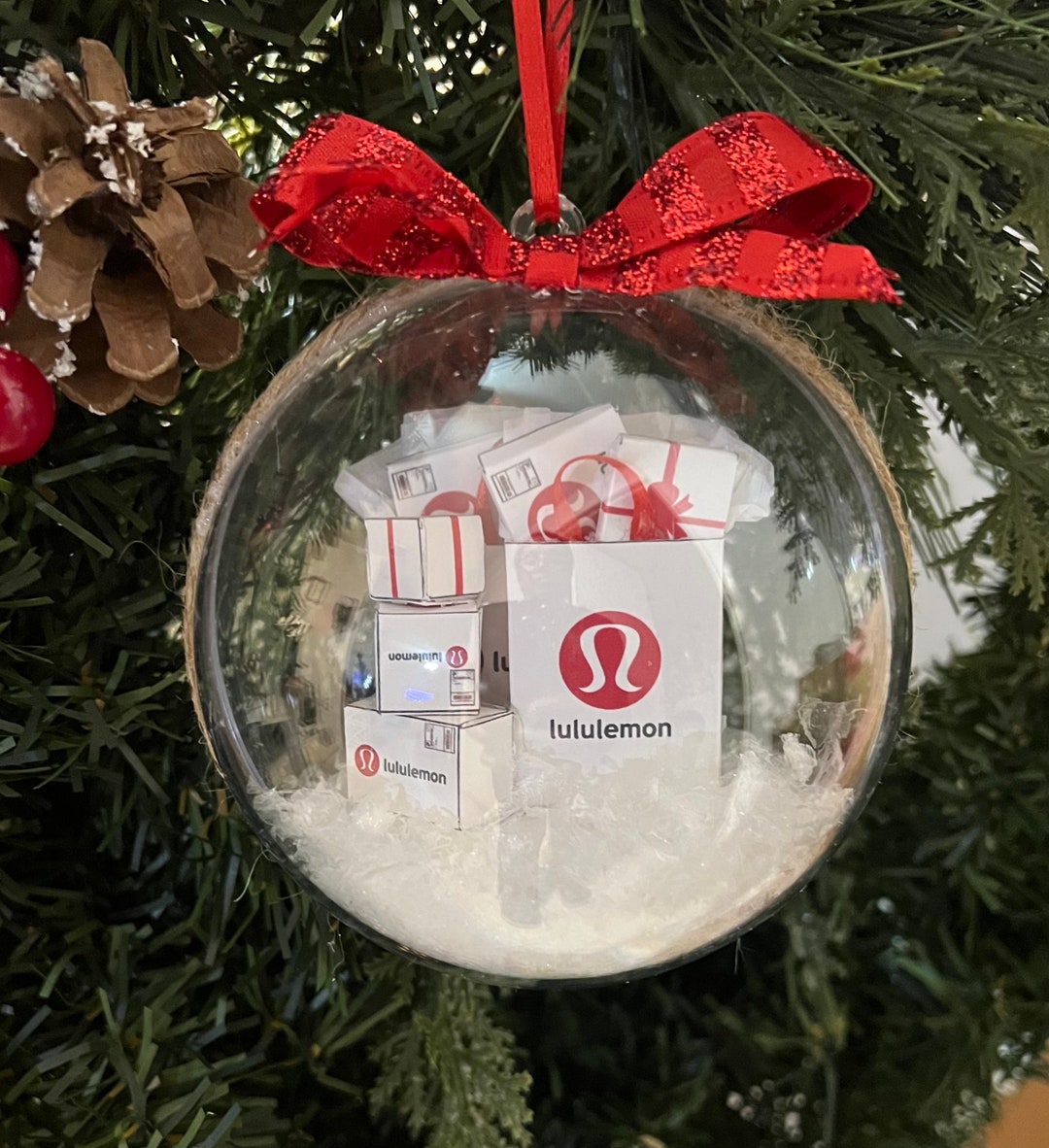 Lululemon Ornaments, Christmas Ornament, Holiday Decorations, Personalized Ornaments, Funny