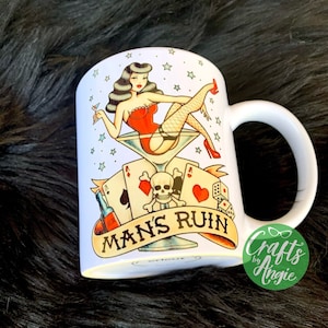 Man’s Ruin Rockabilly / Coffee Mug / 12oz