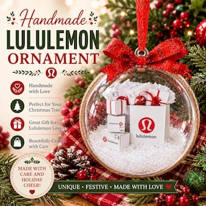 Lululemon Ornaments, Christmas ornament, Holiday Decorations, Personalized Ornaments, Funny Ornaments, Handmade Ornaments
