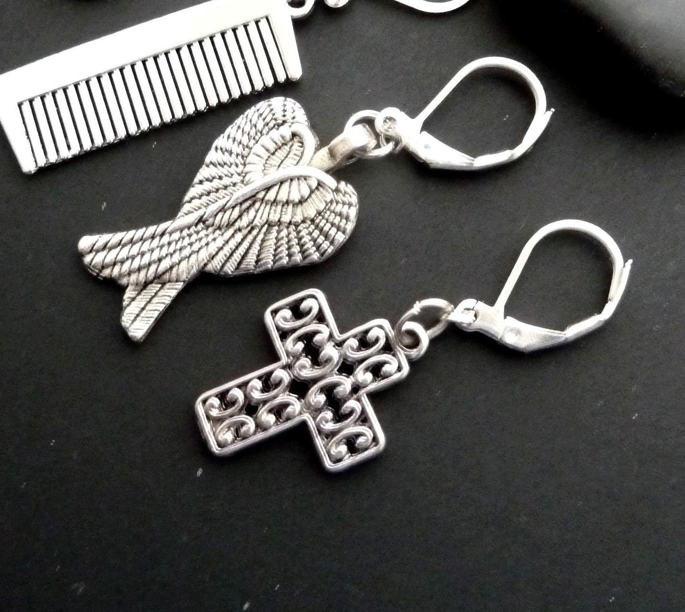 Orecchino Pendente Corto Elegante Glimmer - Amabile - Foto 11