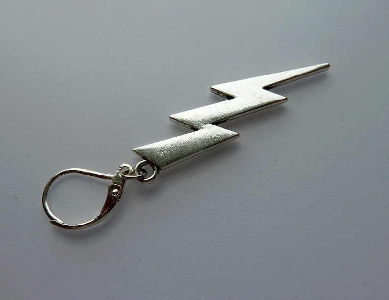 Dangle Men Earring Lightning Disharge Earring Lightning Options Bolt