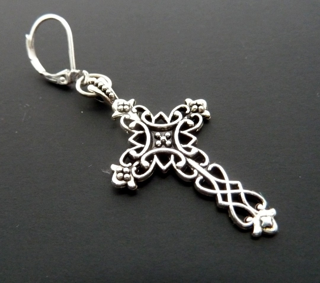 Portachiavi Con Croce In Acciaio Inossidabile – Regalo Religioso Cattolico – Pratico Ed Elegante