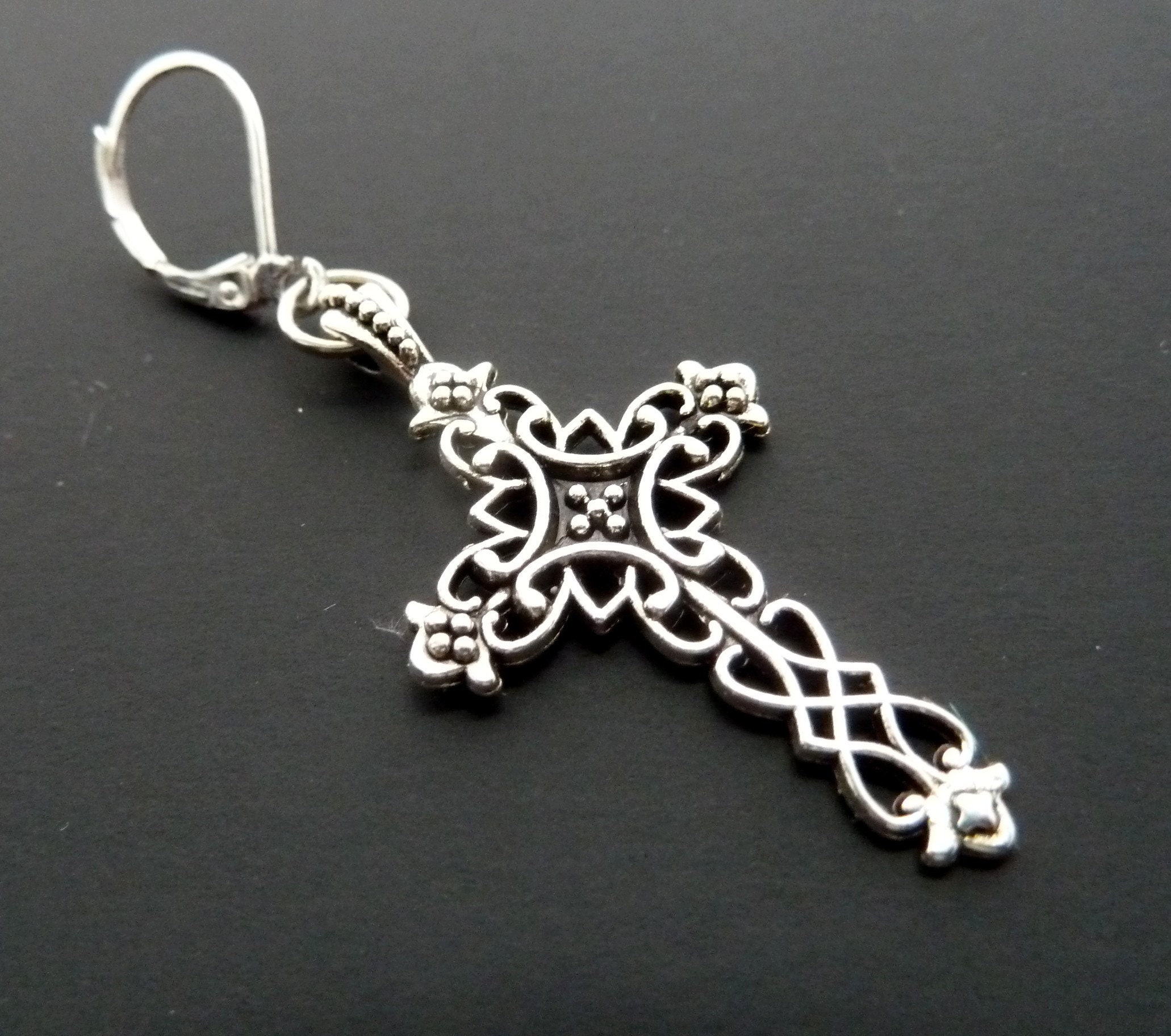 Orecchino Pendente Corto Elegante Glimmer - Amabile - Foto 6