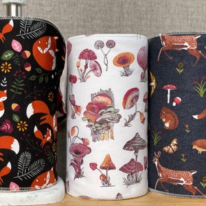 Toalhas de papel sem papel 12-10x14” 1-ply / Toalha de papel sem papel / Decoração de cozinha / Prato de lanche / Toalhas de pano laváveis e reutilizáveis / Lixo zero