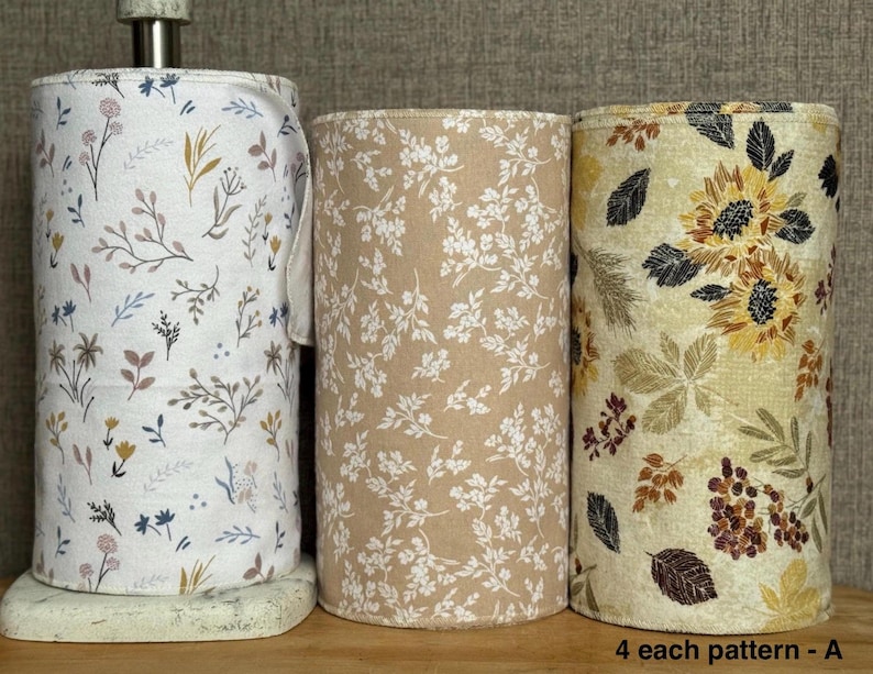 Reusable Cotton Flannel Paperless Towels - Set of 12 (10x14) 4Each this pattern A