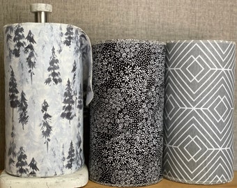 Paperless “Paper” Towels 12- 10x14” 1- ply / Paperless “Paper” towels/kitchen Decor/ Snack  Plate/ Reusable Cloth Towels with Zero Waste