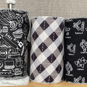 Toalhas de “papel” sem papel 12- 10x14” 1- ply / Toalha de “papel” sem papel/Decoração de cozinha/Prato de lanche/Toalhas de pano laváveis e reutilizáveis/Zero Waste
