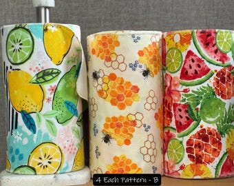 Toallas de franela de algodón reutilizables: Cocina sin papel, cero residuos, paquete de 12 (25 x 35 cm)