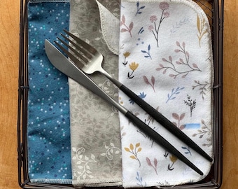 Reusable Cotton Flannel Napkins - 12 Pack, 8"x8" Baby Wipes