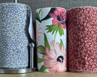 Paperless “Paper” Towels 12- 10”x14” 1- ply / Snack Plate /Eco-friendly Kitchen/Paperless Kitchen/Reusable Cloth Towels with Zero Waste