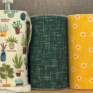 Toallas de franela reutilizables (juego de 12) - Servilletas de cocina sin papel