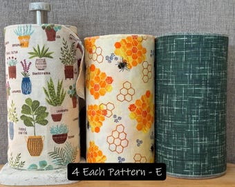 Reusable Flannel Cloth Towels (Set of 12) - Paperless Kitchen Napkins (10”x14”)