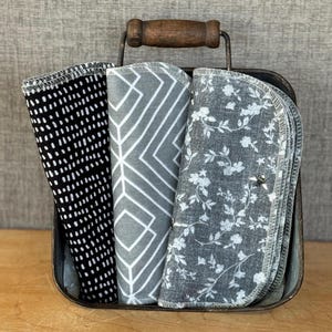 Set di 12 tovaglioli senza carta a 2 veli, 7"x7" (con motivi su entrambi i lati)/cucina ecologica/decorazione da cucina/vita sostenibile