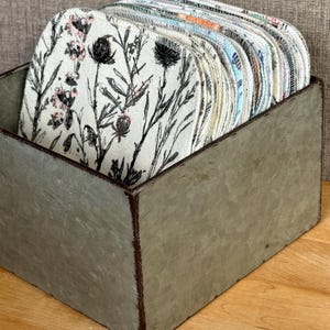 Varietà: 12 tovaglioli a 2 veli, 18x18 cm (stesso motivo su entrambi i lati)/tovaglioli senza carta/decorazioni per la cucina/rifiuti zero/salviette umidificate per neonati/vita sostenibile.