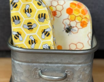 Servilletas reutilizables de franela de algodón (juego de 12), decoración ecológica para la cocina