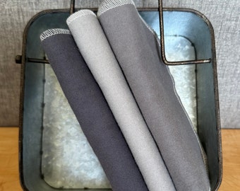 Set of 12,2-Ply, 7”x7” 2-ply Paperless Napkins/Eco-friendly Kitchen/ kitche Decor /Sustainable living