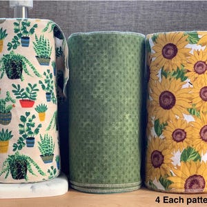 Reusable Cotton Flannel Paperless Towels - Set of 12 (10x14)