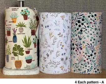 Reusable Cotton Flannel Paperless Towels - Set of 12