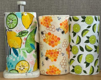 Papierlose “Papier” Handtücher 12- 10”x14” einlagig / Snackteller / Umweltfreundliche Küche/ papierlose Küche/ Wiederverwendbare Stoffhandtücher mit Zero Waste