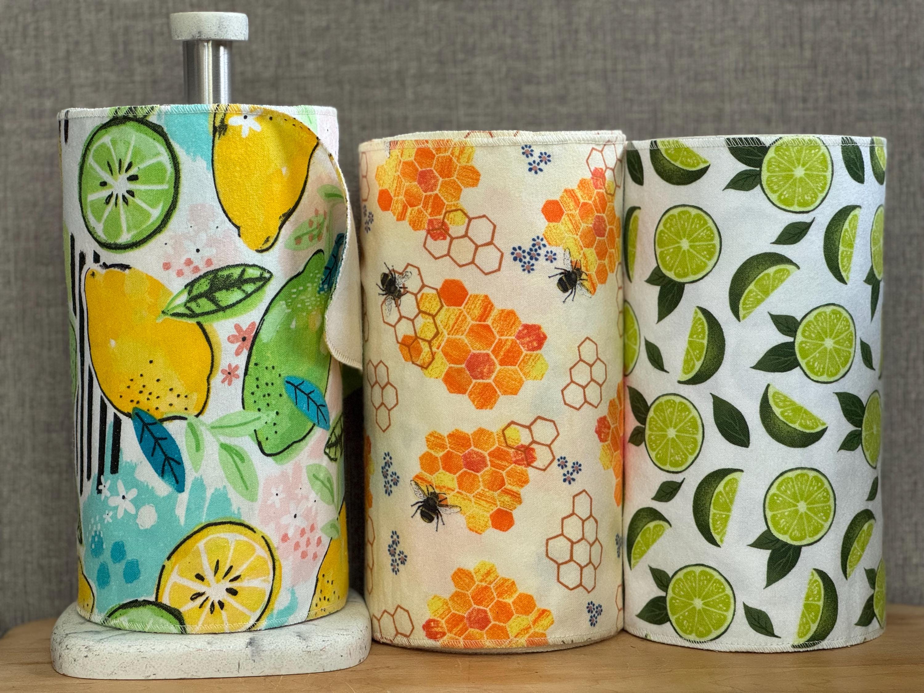Paperless “Paper” Towels 12- 10”x14” 1- ply / Snack Plate /Eco-friendly Kitchen/Paperless Kitchen/ Reusable Cloth Towels with Zero Waste
