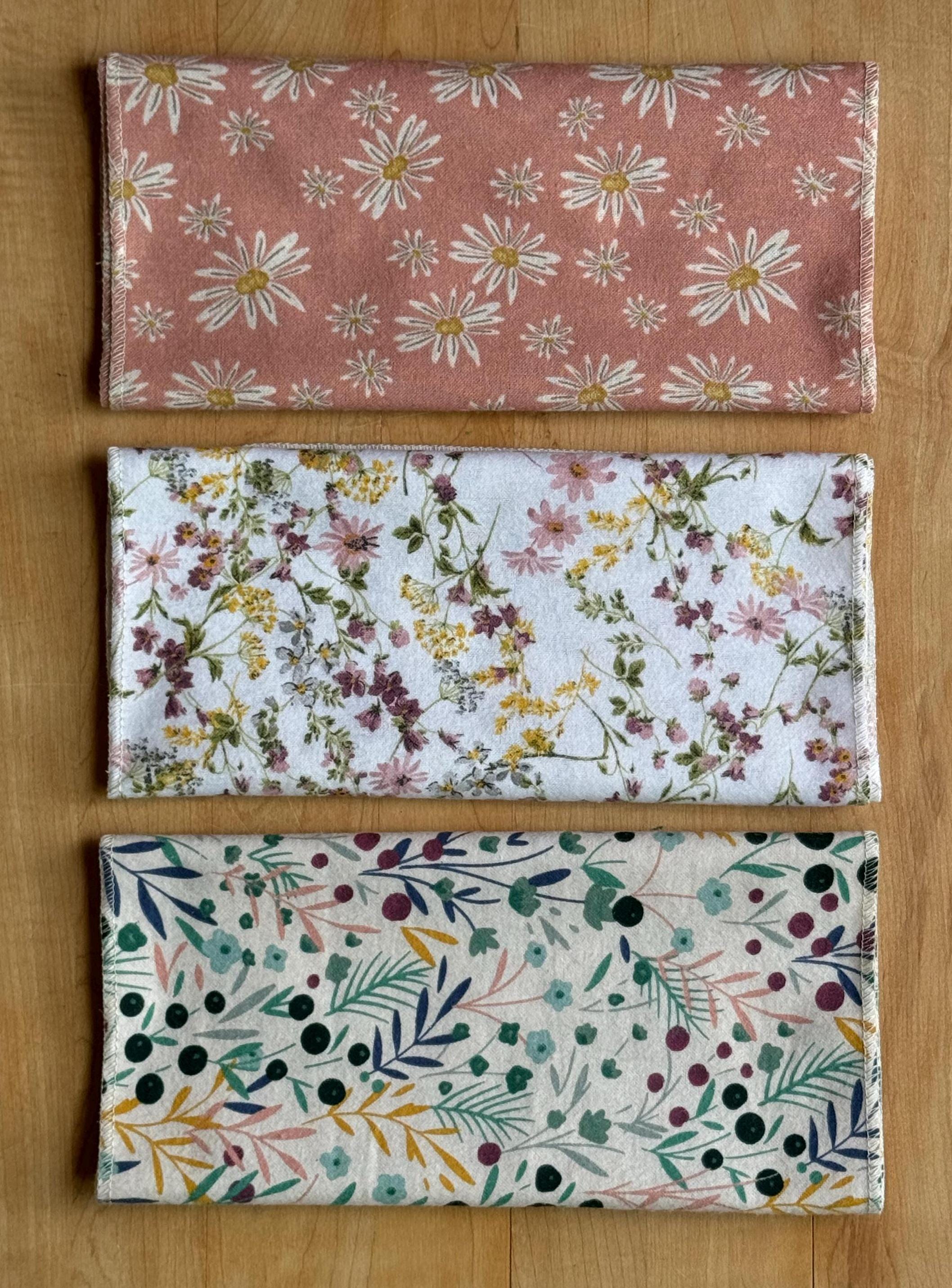 Paperless “Paper” Towels 12 - 10”x14” 1- ply / Eco-friendly Kitchen/Reusable Cloth Towels with Zero Waste/ kitchen decor.