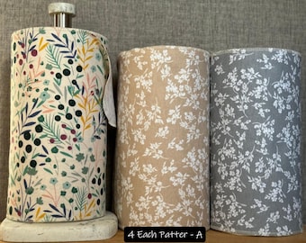 Reusable Cotton Flannel Paperless Towels - Set of 12 (10”x14”)